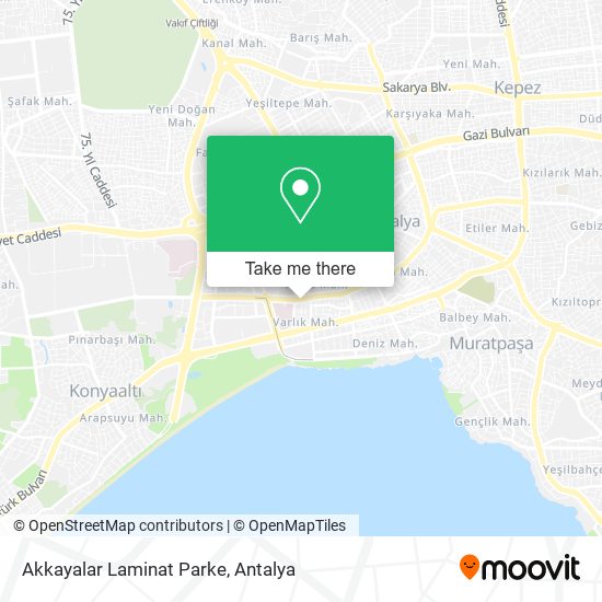 Akkayalar Laminat Parke map
