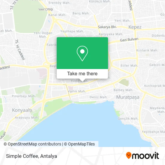 Simple Coffee map