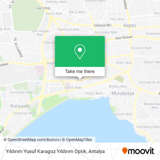 Yıldırım Yusuf Karagoz Yıldırım Optık map