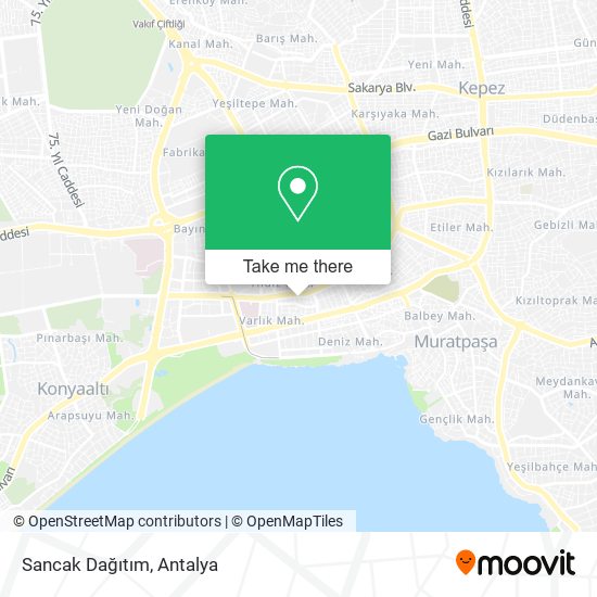 Sancak Dağıtım map