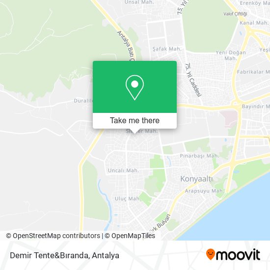 Demir Tente&Bıranda map