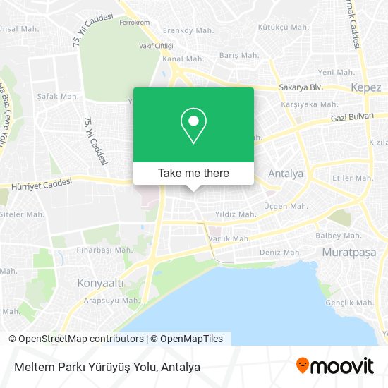 Meltem Parkı Yürüyüş Yolu map