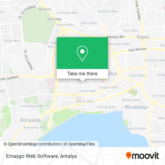 Emaygo Web Software map