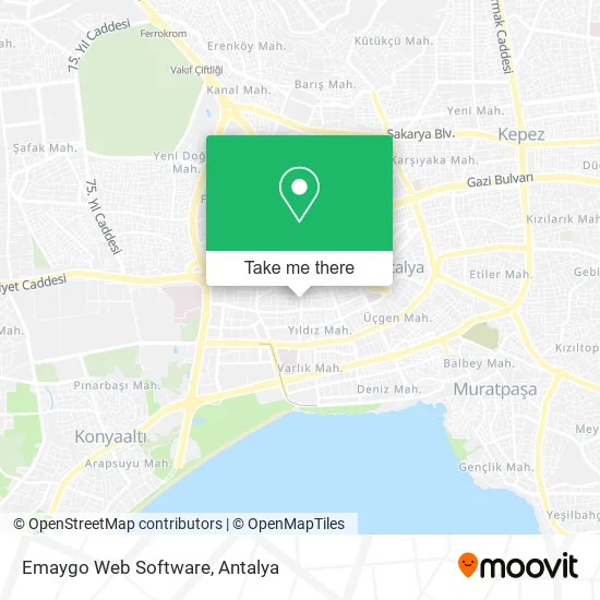 Emaygo Web Software map