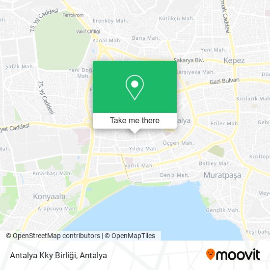 Antalya Kky Birliği map