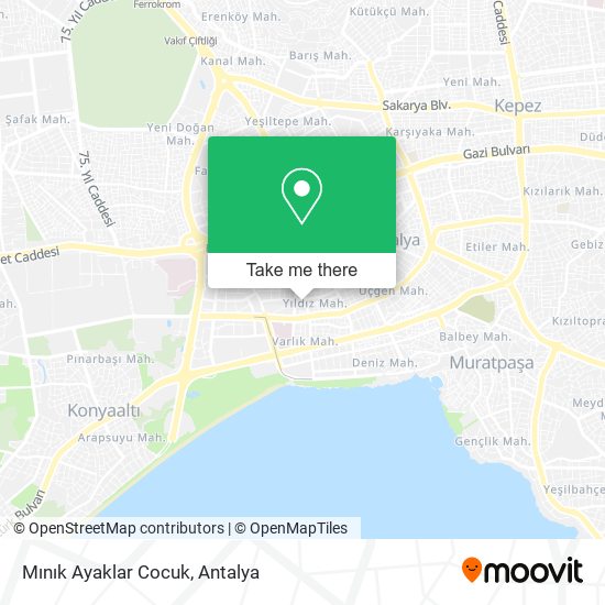 Mınık Ayaklar Cocuk map