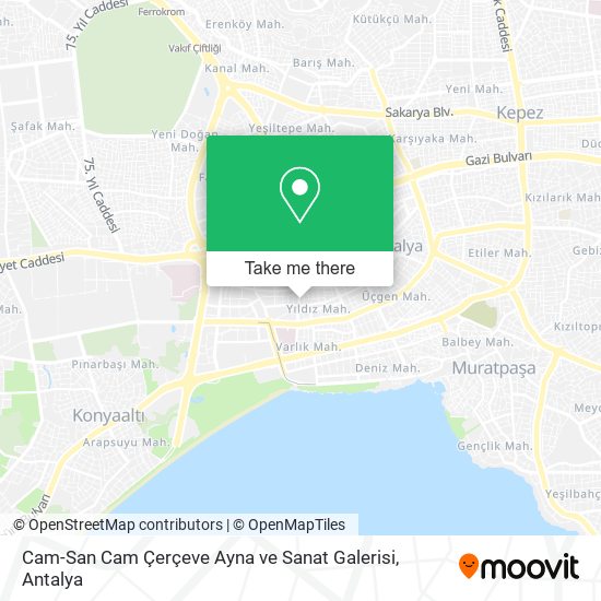 Cam-San Cam Çerçeve Ayna ve Sanat Galerisi map