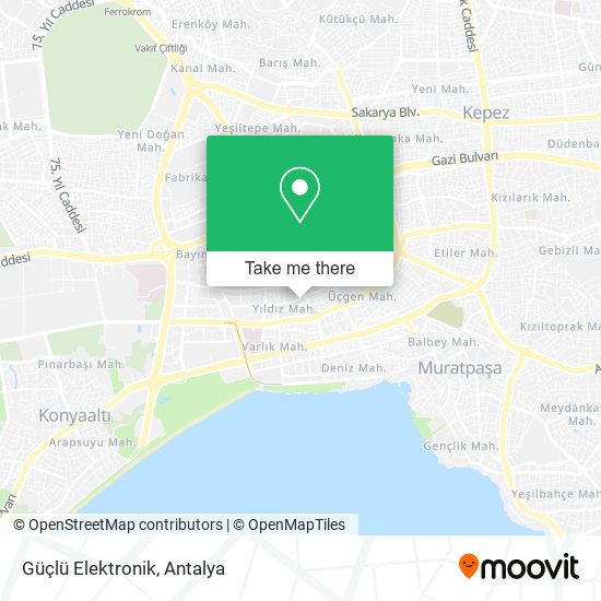 Güçlü Elektronik map