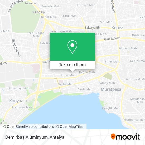 Demirbaş Alüminyum map