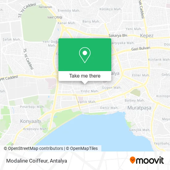 Modaline Coiffeur map