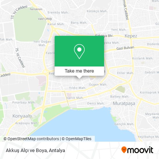 Akkuş Alçı ve Boya map
