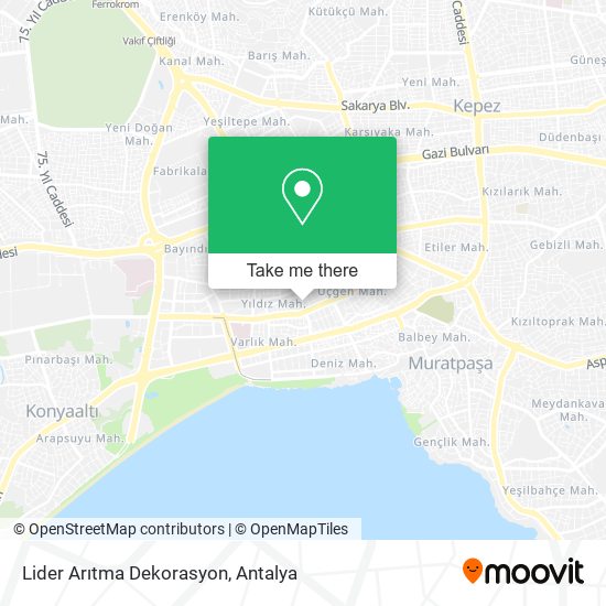 Lider Arıtma Dekorasyon map