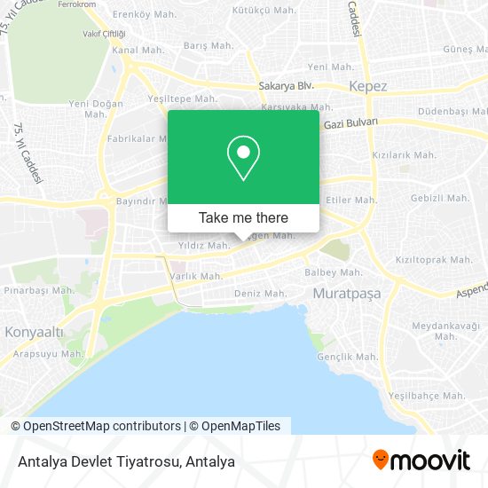 Antalya Devlet Tiyatrosu map