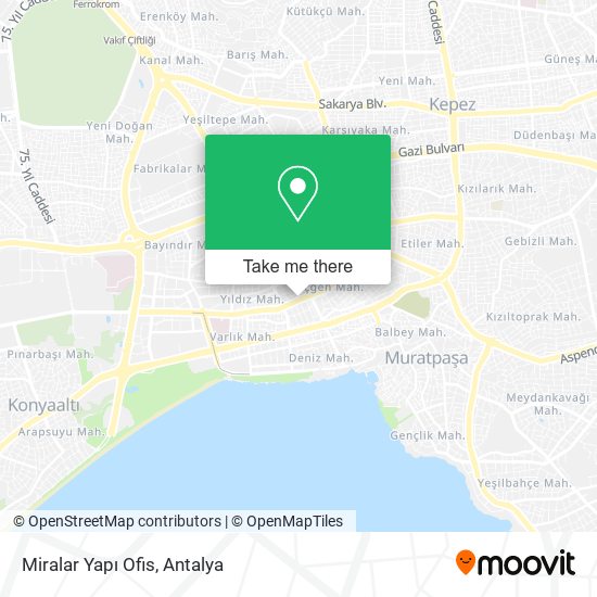 Miralar Yapı Ofis map