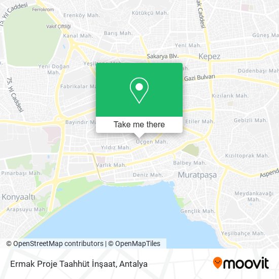 Ermak Proje Taahhüt İnşaat map