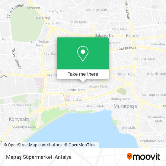 Mepaş Süpermarket map