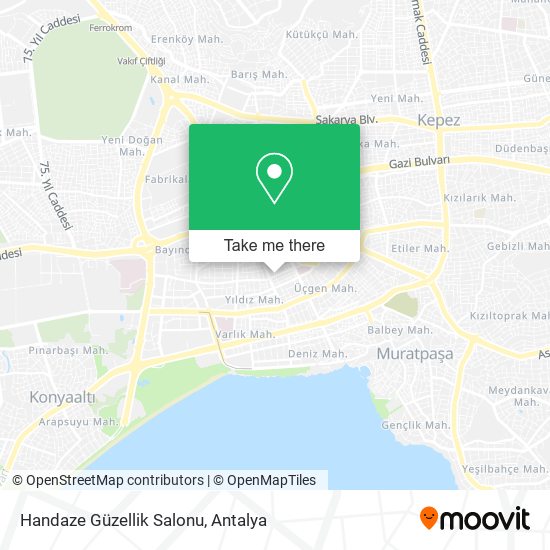 Handaze Güzellik Salonu map