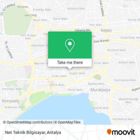 Net Teknik Bilgisayar map