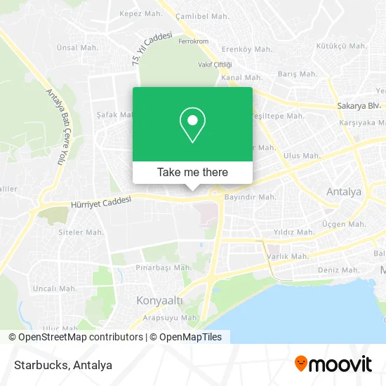 Starbucks map