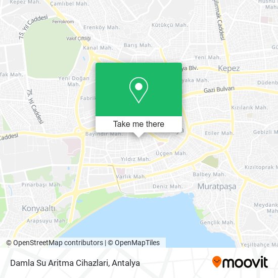 Damla Su Aritma Cihazlari map
