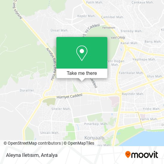 Aleyna Iletısım map