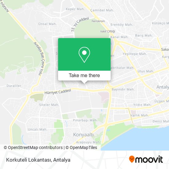 Korkuteli Lokantası map