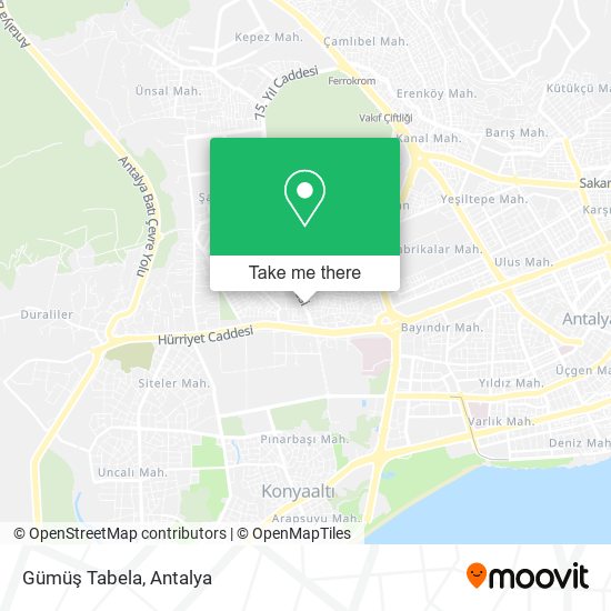 Gümüş Tabela map