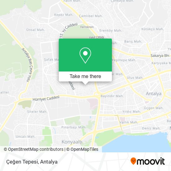 Çeğen Tepesi map
