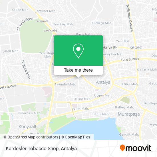 Kardeşler Tobacco Shop map