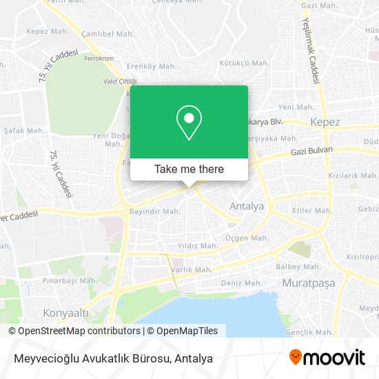 Meyvecioğlu Avukatlık Bürosu map
