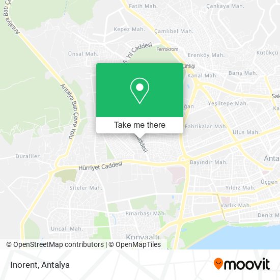 Inorent map