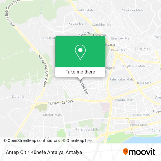 Antep Çıtır Künefe Antalya map