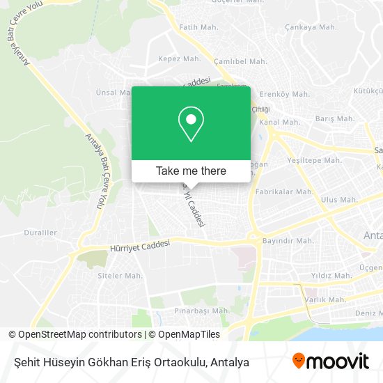 Şehit Hüseyin Gökhan Eriş Ortaokulu map