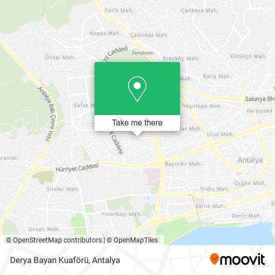Derya Bayan Kuaförü map