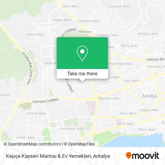 Kepçe Kayseri Mantısı & Ev Yemekleri map