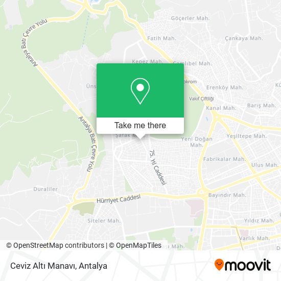 Ceviz Altı Manavı map