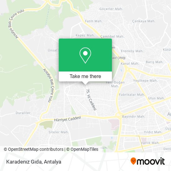 Karadenız Gıda map