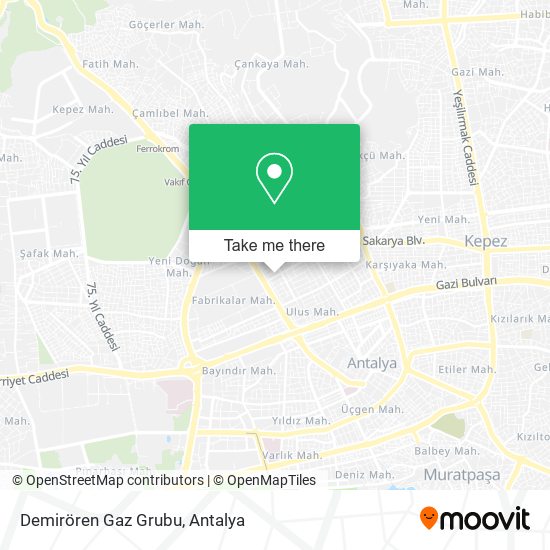 Demirören Gaz Grubu map
