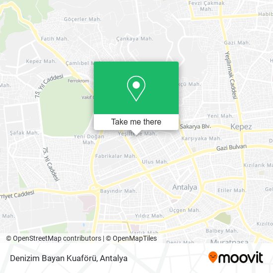 Denizim Bayan Kuaförü map