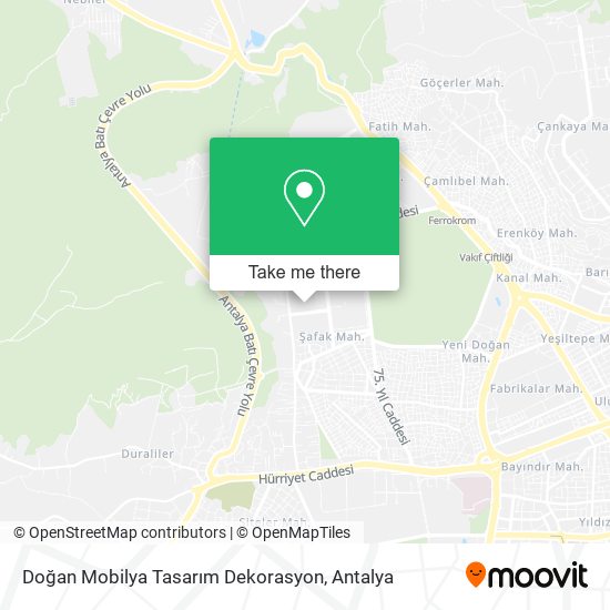 Doğan Mobilya Tasarım Dekorasyon map