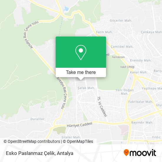 Esko Paslanmaz Çelik map