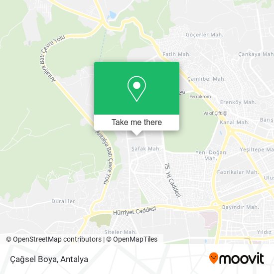 Çağsel Boya map