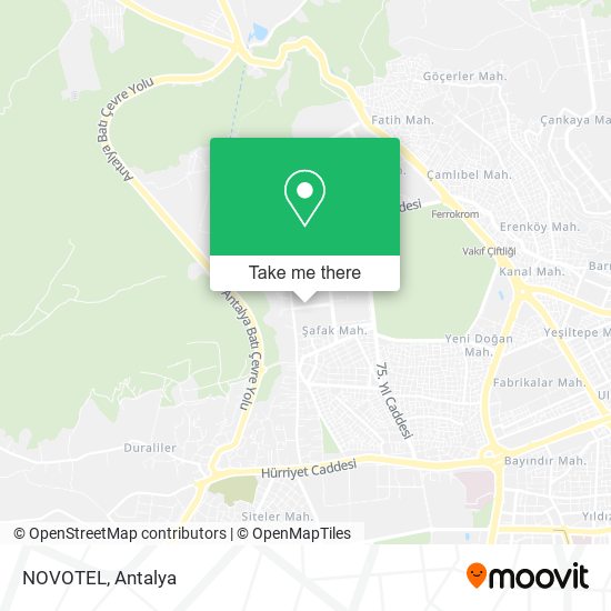 NOVOTEL map