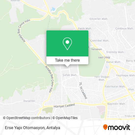 Erse Yapı Otomasyon map