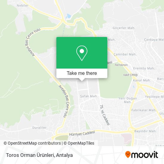 Toros Orman Ürünleri map