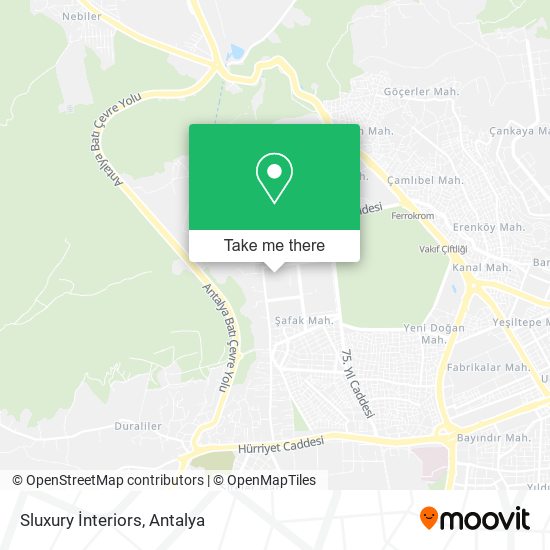 Sluxury İnteriors map