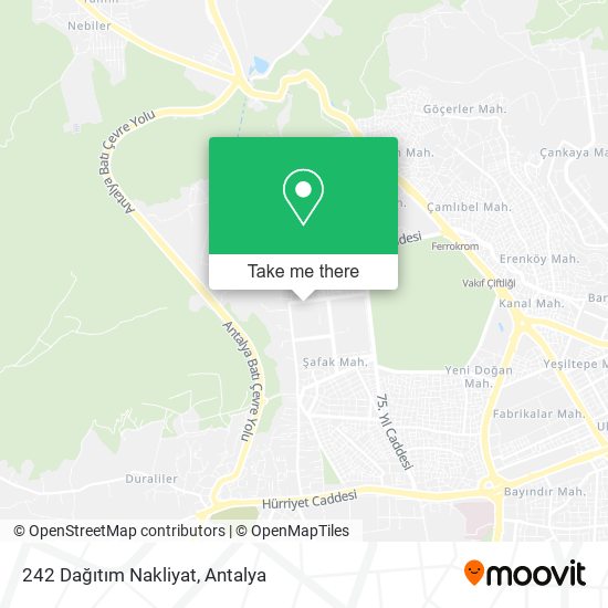 242 Dağıtım Nakliyat map