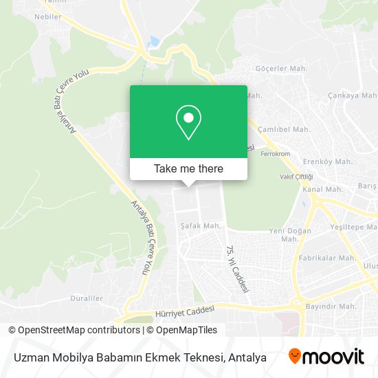 Uzman Mobilya Babamın Ekmek Teknesi map