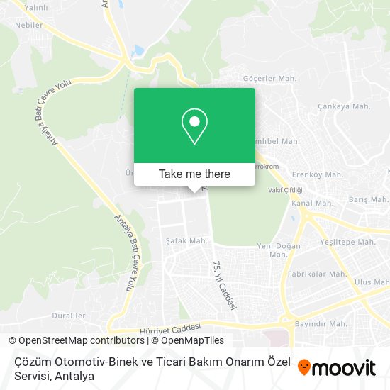 Çözüm Otomotiv-Binek ve Ticari Bakım Onarım Özel Servisi map