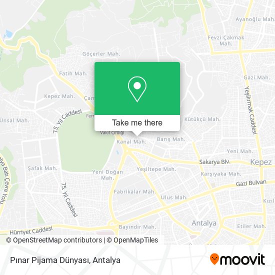 Pınar Pijama Dünyası map